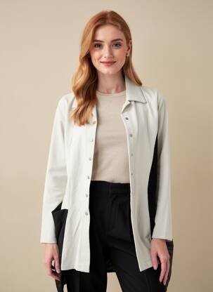 Jachete casual buzunare bej URBAN BY ALEMBIKA femeie