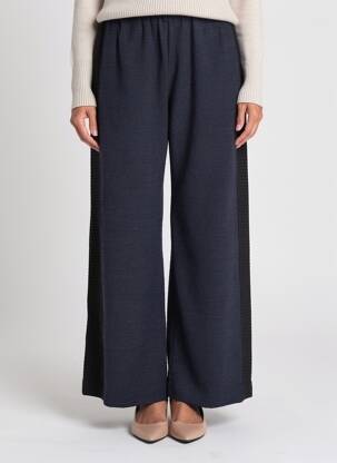 Pantalon larg buzunare mărime normală negru GERSHON BRAM femeie