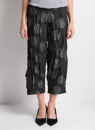 Pantalon 7/8 elasticitate mărime normală gri KOZAN femeie