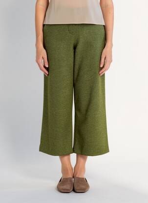 Pantalon 7/8 elasticitate mărime normală verde ALEMBIKA femeie