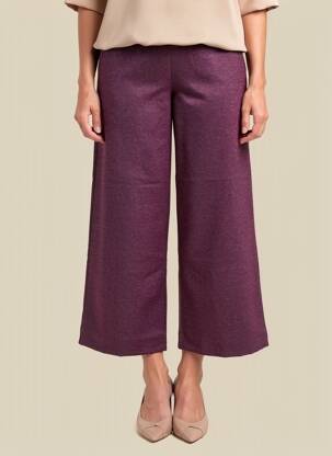 Pantalon 7/8 elasticitate mărime normală violet ALEMBIKA femeie
