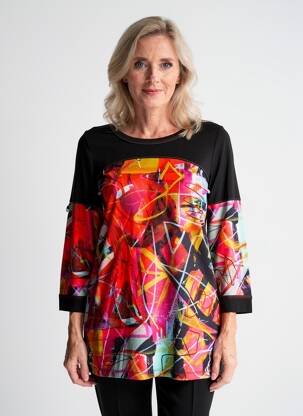 Tricou mâneci lungi mâneci lungi roșu DOLCEZZA femeie