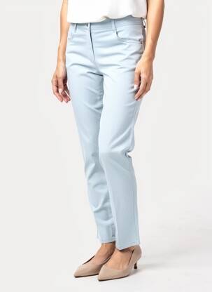 Pantalon slim elasticitate mărime normală albastru EAST DRIVE femeie