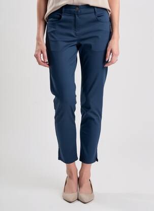 Pantalon 7/8 elasticitate mărime normală albastru EAST DRIVE femeie