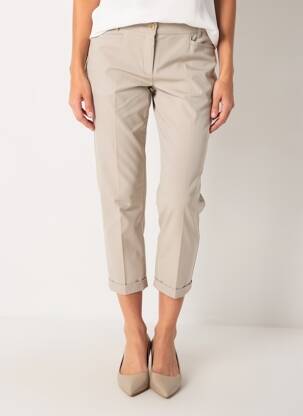 Pantalon 7/8 țesătură poplin mărime normală gri RAFFAELLO ROSSI femeie