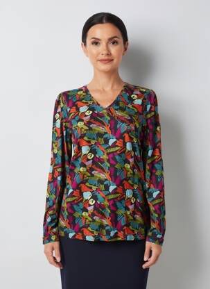 Top mâneci lungi mâneci lungi negru AGATHE & LOUISE femeie
