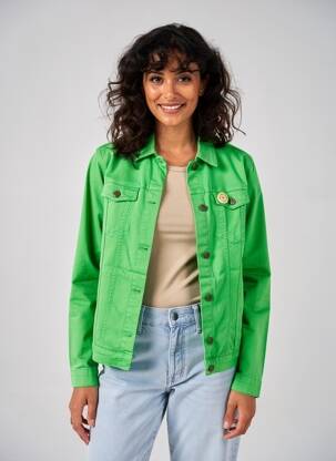 Jachete casual croială dreaptă verde WHO'S THAT GIRL femeie