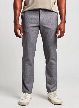 Pantalon chino țesătură melanj mărime normală gri LCDN bărbat