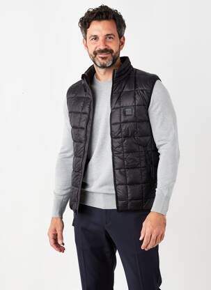 Geacă matlasată buzunare fără glugă negru DAYTONA bărbat