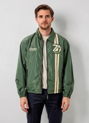 Geacă buzunare verde DAYTONA bărbat