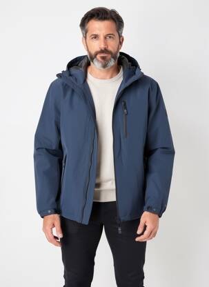 Parka mâneci lungi cu glugă albastru DAYTONA bărbat