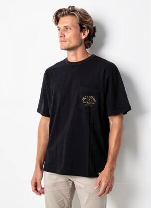 Tricou elasticitate mâneci scurte negru IRON AND RESIN bărbat