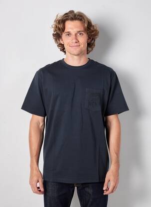 Tricou croială dreaptă mâneci scurte gri IRON AND RESIN bărbat