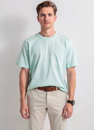 Tricou elasticitate mâneci scurte albastru IRON AND RESIN bărbat