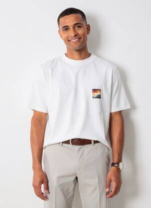 Tricou elasticitate mâneci scurte alb DAYTONA bărbat