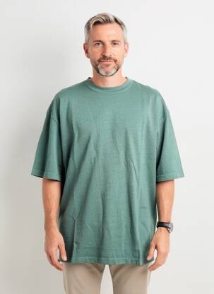 Tricou elasticitate mâneci scurte verde DAYTONA bărbat