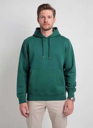 Hanorac cu glugă buzunare mâneci lungi verde DAYTONA bărbat