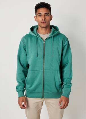Jachete casual strânsă pe partea de jos verde IRON AND RESIN bărbat