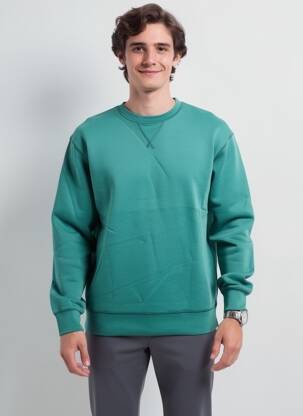 Hanorac mâneci lungi mâneci lungi verde închis IRON AND RESIN bărbat