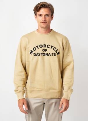 Hanorac broderie mâneci lungi bej DAYTONA bărbat