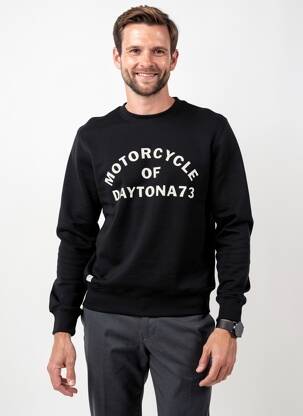 Hanorac elasticitate mâneci lungi negru DAYTONA bărbat