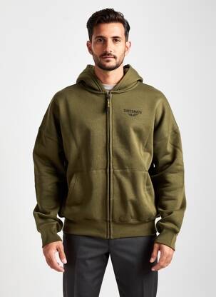Jachete casual croială dreaptă verde DAYTONA bărbat