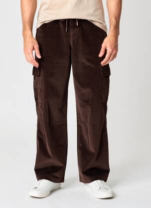 Pantalon cargo croială dreaptă mărime normală maro IRON AND RESIN bărbat