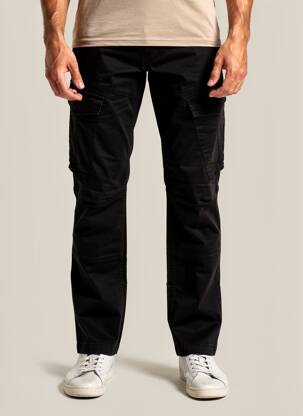 Pantalon cargo buzunare mărime normală negru DAYTONA bărbat
