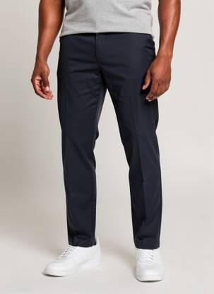 Pantalon chino elasticitate mărime normală albastru DAYTONA bărbat