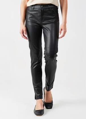 Pantalon slim mărime normală mărime normală negru ROSE GARDEN femeie