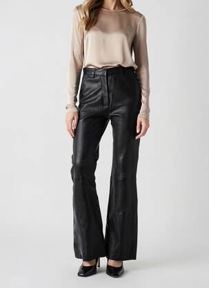 Pantalon evazat mărime normală mărime normală negru ROSE GARDEN femeie