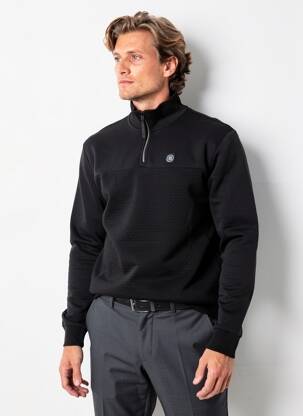 Hanorac elasticitate mâneci lungi negru STREET ONE bărbat