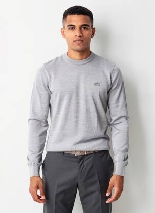 Pulover elasticitate mâneci lungi gri LACOSTE bărbat
