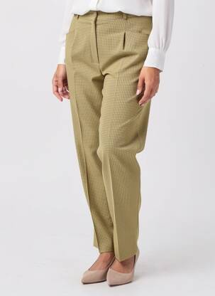 Pantalon drept elasticitate mărime normală galben LUCCHINI femeie