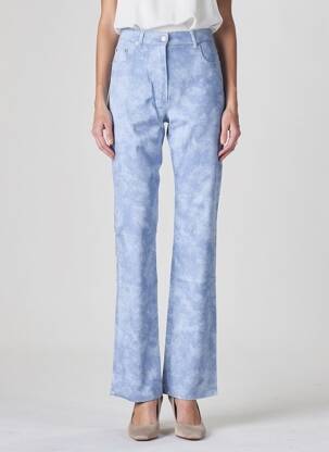 Pantalon drept elasticitate mărime normală albastru LUCCHINI femeie