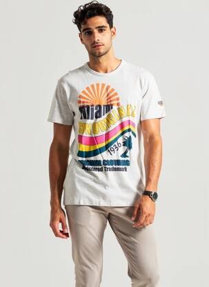 Tricou elasticitate mâneci scurte gri CBK bărbat