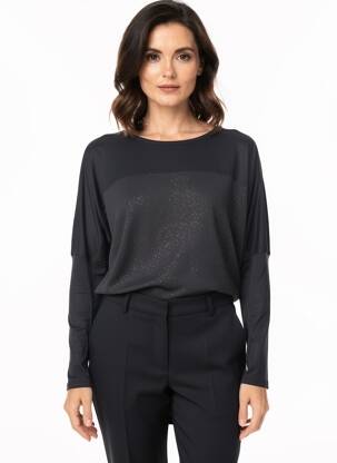 Top mâneci lungi mâneci lungi negru MOLLY BRACKEN femeie