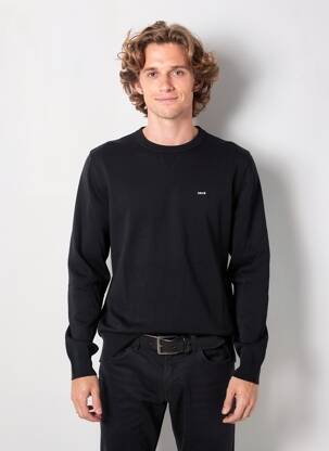 Pulover guler rotund mâneci lungi negru LEVI'S bărbat