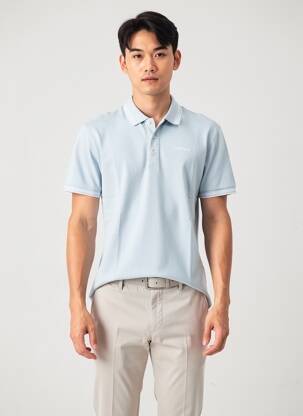 Polo croială cambrată mâneci scurte albastru PEPE JEANS bărbat