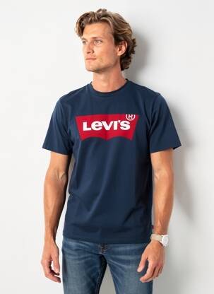 Tricou croială cambrată mâneci scurte albastru LEVI'S bărbat