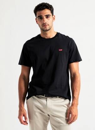 Tricou croială dreaptă mâneci scurte negru LEVI'S bărbat