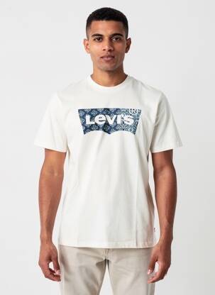 Tricou croială cambrată mâneci scurte alb LEVI'S bărbat