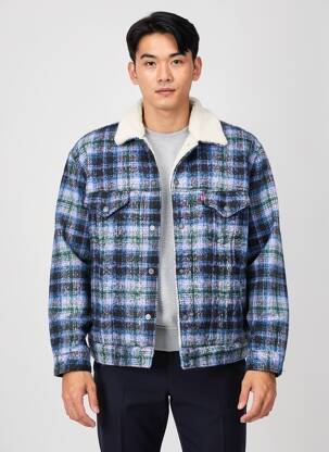 Jachete casual croială dreaptă albastru LEVI'S bărbat