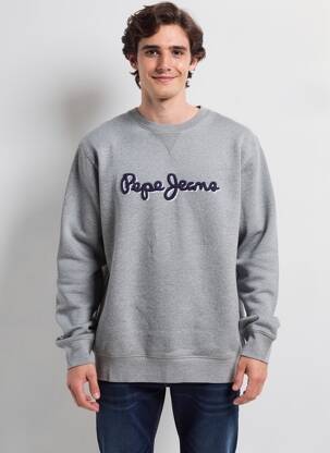 Hanorac elasticitate mâneci lungi gri PEPE JEANS bărbat