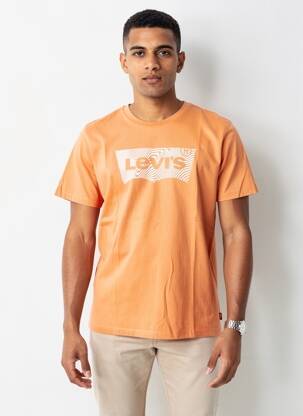 Tricou elasticitate mâneci scurte portocalie LEVI'S bărbat