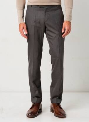 Pantalon slim talie cu cleme mărime normală negru PIERRE TALAMON bărbat