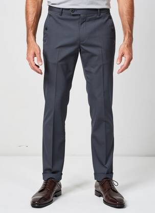 Pantalon chino buzunare mărime normală albastru PIERRE TALAMON bărbat