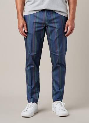Pantalon chino buzunare mărime normală albastru PIERRE TALAMON bărbat