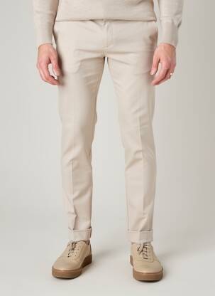 Pantalon slim talie cu cleme mărime normală gri PIERRE TALAMON bărbat