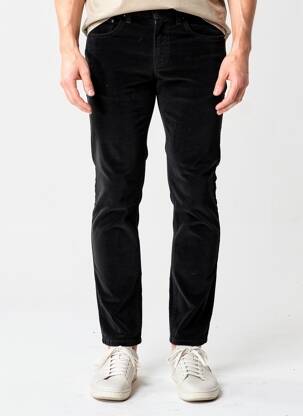 Pantalon slim țesătură catifea mărime normală negru PIERRE TALAMON bărbat